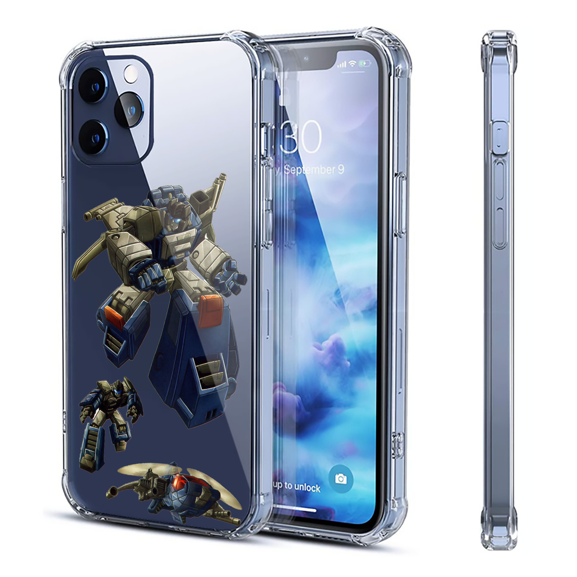 （画像用）  【iPhone 12シリーズ対応】透明スマホケース（クリアソフトケース）